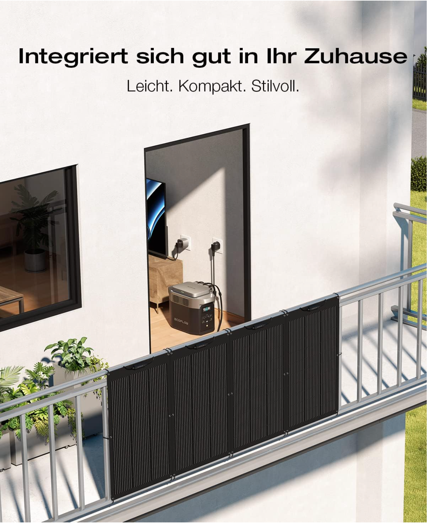 EcoFlow DELTA 2 Intelligenter Zusatzakku inkl. PowerStream Mikrowechselrichter EcoFlow DELTA 2 Intelligenter Zusatzakku inkl. PowerStream Mikrowechselrichter